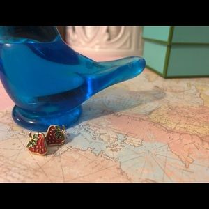 Vintage Avon strawberry earrings